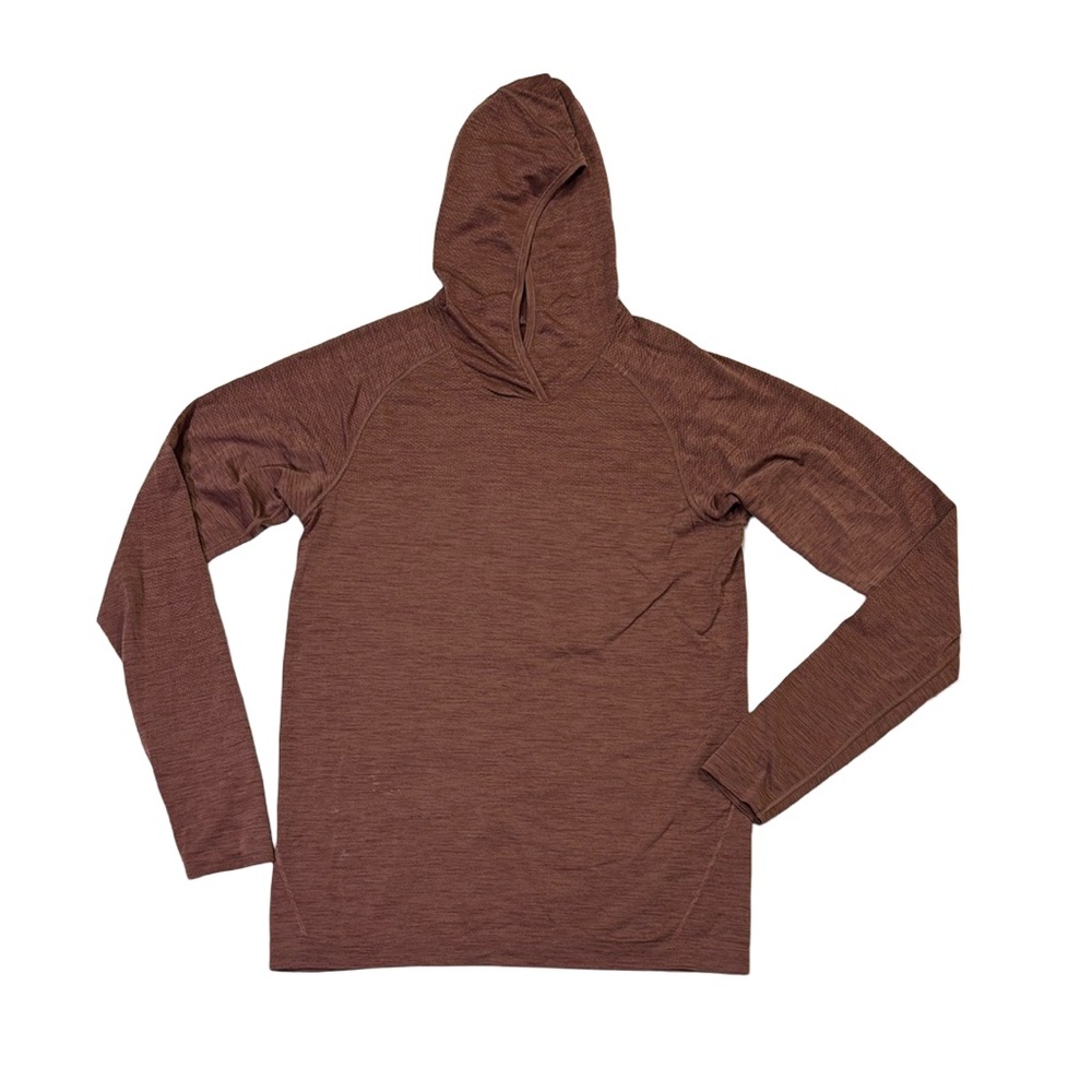 Lululemon mens S Small bronze colored lightweight pullover hoodie EUC